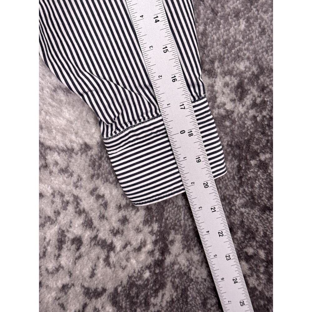 J Crew Etienne Oversized Shirt XXS Womens Oxford Striped Long Sleeve - Picture 5 of 9
